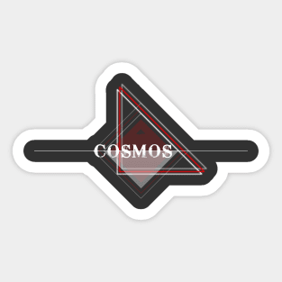 Cosmos Simple / BLACK Sticker